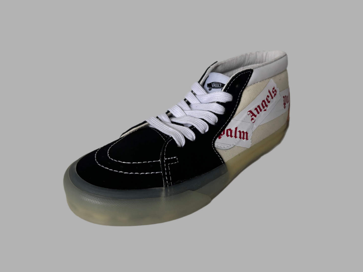 Vans Vault Sk8-mid Lx Palm Angels Black White Beige