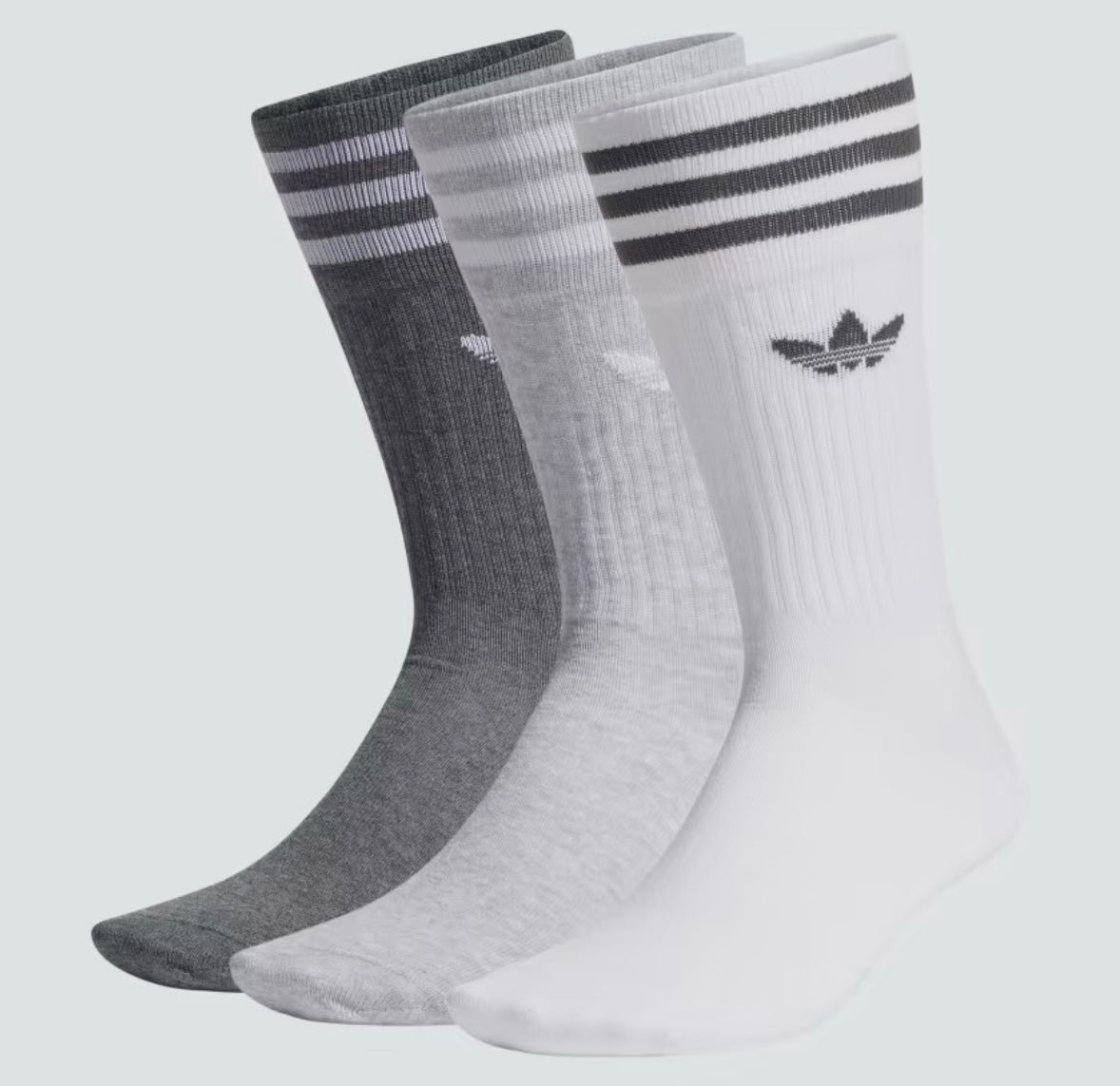 Adidas Originals Solid Crew Socken 3er-Pack (H62021)